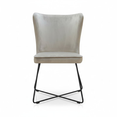 Silla 8x de comedor, silla tapizada para sala de televisión, sala lounge, juego de sillones, nuevo, textil de club.