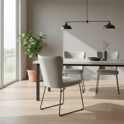 Silla 6x Comedor Silla tapizada Sillón de club para televisión Juego de asientos Sillón nuevo Lounge