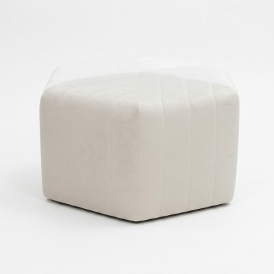 Tejido reposapiés otomano terciopelo taburete taburete puf puf puf textil