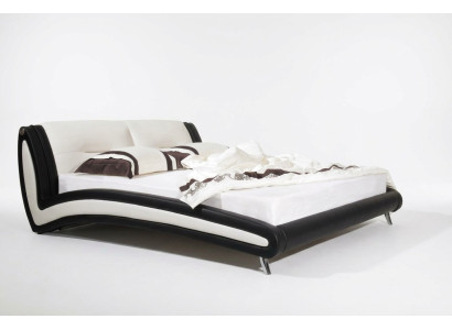 Cama de diseñador Cama matrimonial Cama doble Cama tapizada Dormitorio Cama de cuero