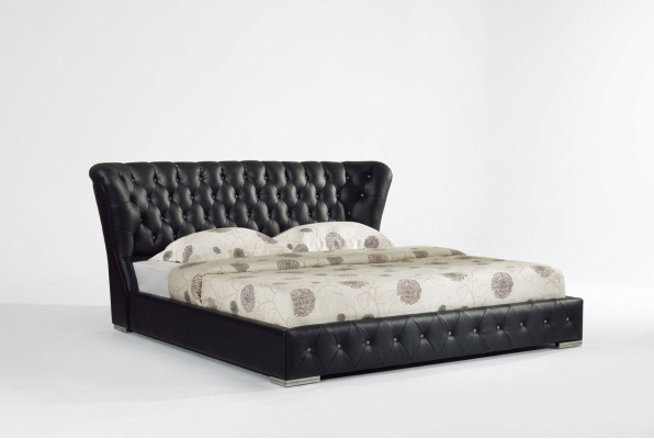 Cama box spring de diseñador cama tapizada cama camas hotel Chesterfield cama de hotel