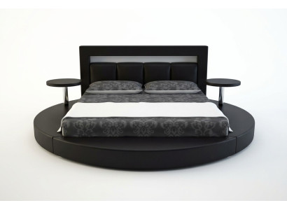 Diseño de cama redonda Cama tapizada Cama redonda tapizada Redonda