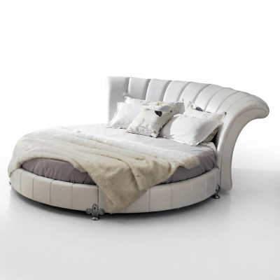 Cama redonda diseño Chesterfield cama tapizada redonda cama tapizada redonda.