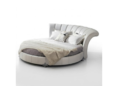Cama redonda diseño Chesterfield cama tapizada redonda cama tapizada redonda.