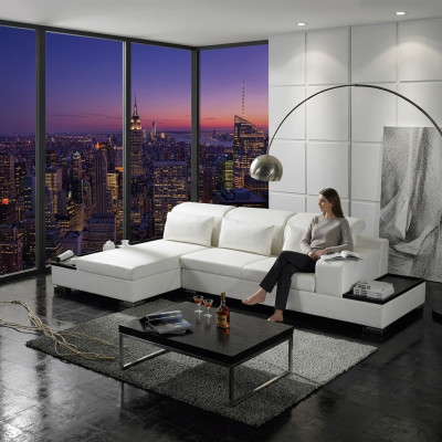 Sofá esquinero sofá en forma de L sofá conjunto de muebles de sala de estar acolchado sofá