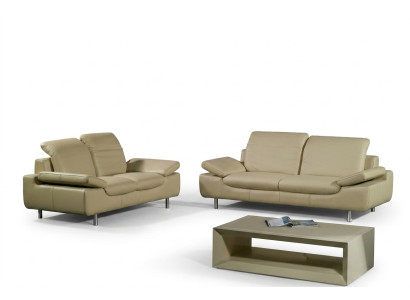 Sofá conjunto Sofá Sofá Sofá de cuero Asiento Acolchado Conjuntos Sofás 3 1 Asiento