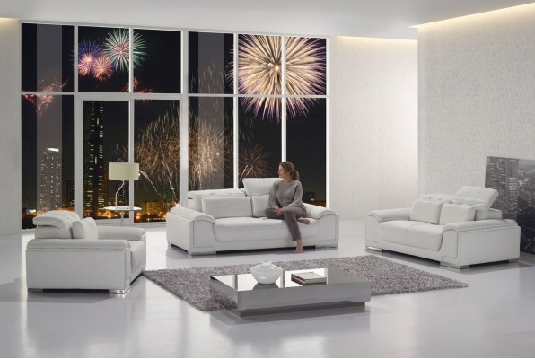 Sofá de diseño Sofás Sofás Acolchados 3 plazas Conjunto de Conjunto de Cuero