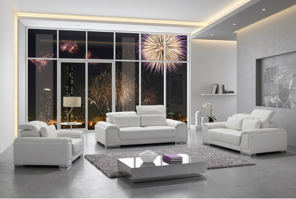Sofá de diseño Sofás Sofás Acolchados 3 plazas Conjunto de Conjunto de Cuero