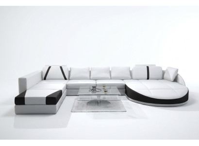 Conjunto de salón sofá esquinero en forma de U sofá chaise longue esquinero配置