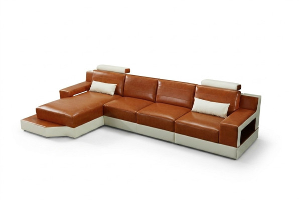 Conjunto de sala en L - Sofá en forma de L - Sofá - Diseño exclusivo para la sala de estar.