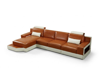 Conjunto de sala en L - Sofá en forma de L - Sofá - Diseño exclusivo para la sala de estar.