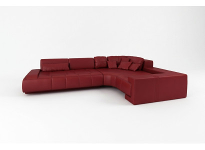 Sofá de cuero moderno, conjunto de sala de estar de cuero, sofá de cuero, decoración, conjunto de sofá en forma de L.