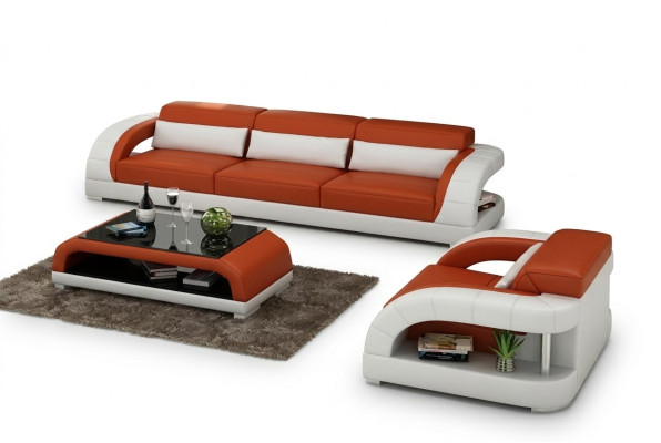 Sofá conjunto de sofá 3+1+1 Diseño de asientos tapizados sofás sofá moderno