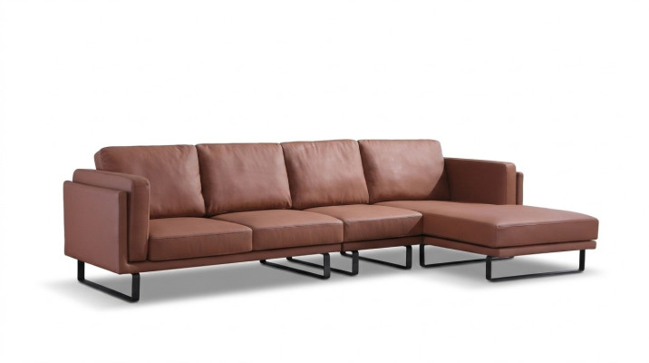 Sofá de cuero Sofá Conjunto de sofá Sofá de esquina Sofá de esquina Conjunto de diseño moderno Decoración de sofá