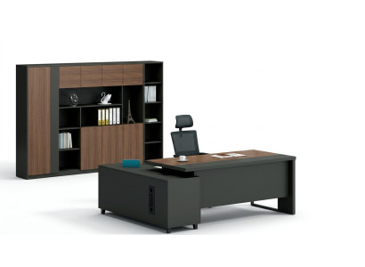 Escritorio de esquina para trabajo, escritura, oficina; muebles de diseño de lujo de alta clase.