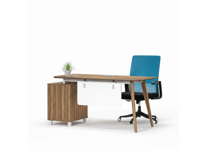 Mobiliario de oficina, escritorio, mesas nuevas, estanterías, hogar