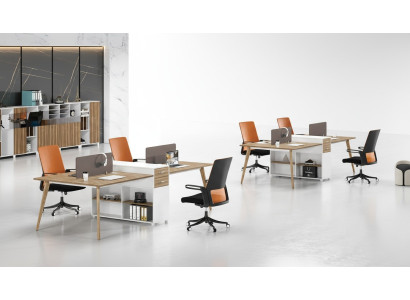 Muebles de oficina Mobiliario Mesas Mesa Escritorio Centro de llamadas Madera