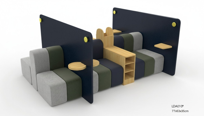 Sala de espera Muebles Conjunto de asientos Hotel Oficina Despacho Práctica Equipamiento Textil Nuevo