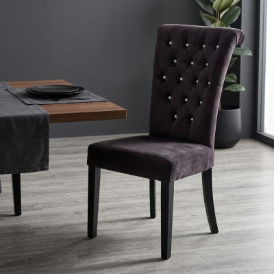 Chesterfield silla de diseño tapizada en madera silla sillas club de lujo tela