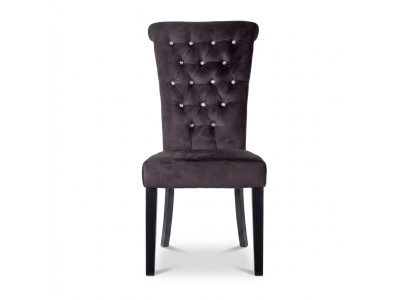 Chesterfield silla de diseño tapizada en madera silla sillas club de lujo tela