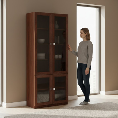 Armario Armario de madera Librería Cómoda Oficina Sistema de pared Estante Muebles Armarios