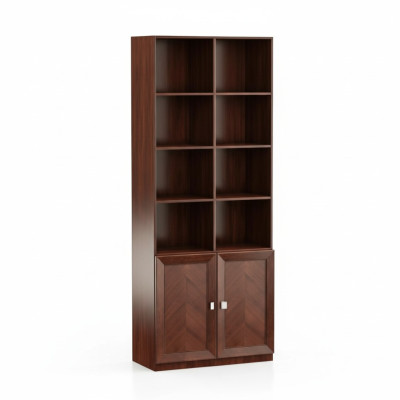 Armario Estantería Armarios Diseñador Sala de estar Oficina Decoración Madera Sistema Muebles