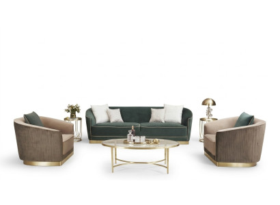 Juego de sala clásico de sala de estar, sofá, conjunto de asientos, grupo de muebles tapizados, sofá.