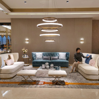 Sofá conjunto de 3+2+2 plazas set diseño sofá tapizado sofá moderno
