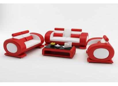 Sofá de diseño Conjunto de sofás Sofás Tapizados 3-2 Plazas Set Sofá de cuero Conjuntos
