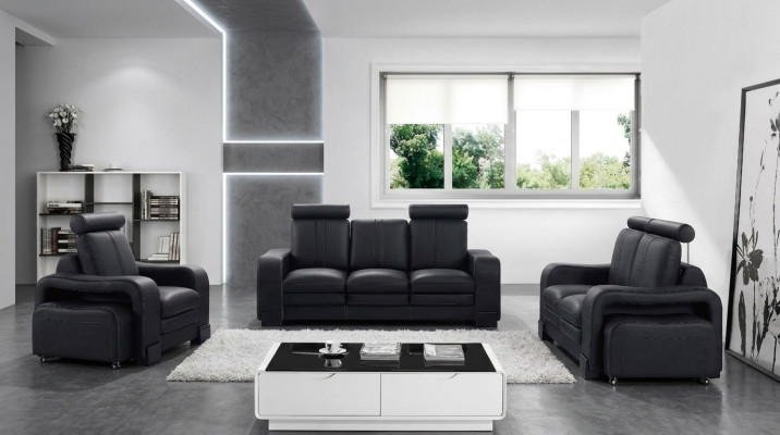 Sofá de 3+2 plazas Set de sofá de diseño Sofás tapizados Sofá Moderno 2 piezas Sofás