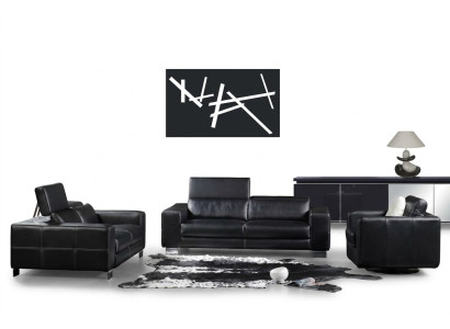 Conjunto de sofás sofá de cuero sofá asiento juego de sofá acolchado sofá 3 piezas sillón sofás
