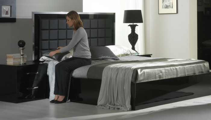 Cama box spring Diseño Cama Tapizada Cama Camas Hotel Cama de hotel Muebles italianos