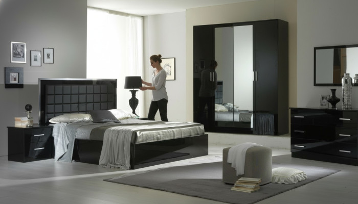 Armario de ropa de lujo, armarios de diseñador de alto brillo, muebles de madera para el hogar, nuevos.