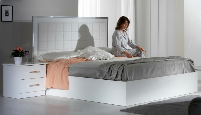 Cama clásica Cama de hotel Cama tapizada Cama doble 160x200 o 180x200cm Nuevo