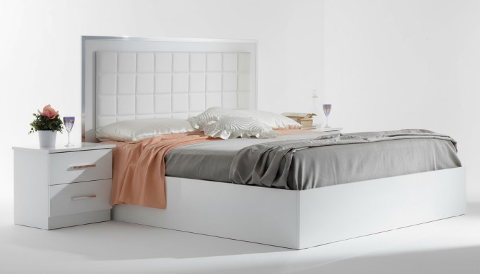 Cama clásica Cama de hotel Cama tapizada Cama doble 160x200 o 180x200cm Nuevo