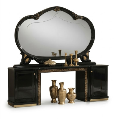 Espejo de pie de vidrio con diseño italiano para muebles, espejo de mesa de aparador nuevo.