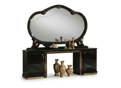 Espejo de pie de vidrio con diseño italiano para muebles, espejo de mesa de aparador nuevo.