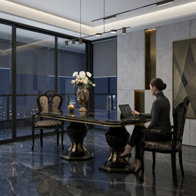 Muebles de diseñador italianos mesa silla comedor muebles clásicos mesas nuevos.