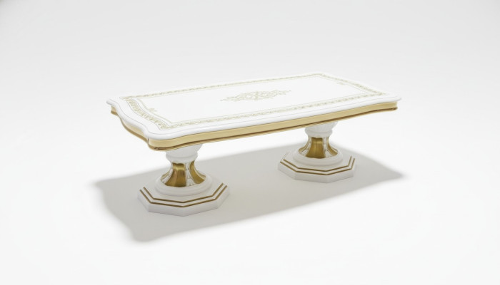 Mesa de centro diseño Italia muebles Mesa mesas de salón 130x70cm alto brillo Nuevo.
