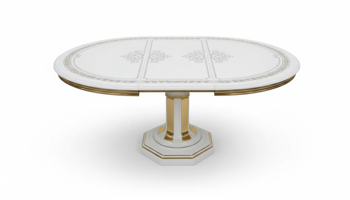 Mesa de comedor de madera redonda Mesa redonda Mesas Comedor Mesa redonda Muebles italianos Nuevos