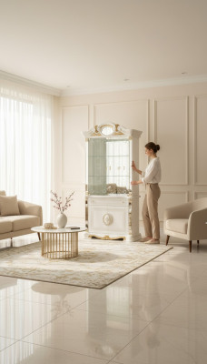 Vitrinas clásicas Armarios de vitrina Armario de vitrina Armarios de pared Muebles italianos