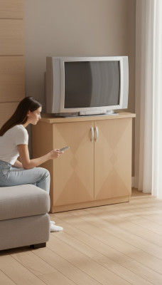 Cómoda Diseño de cómodas abstractas Muebles de sala de estar Aparador de madera Nuevo Aparador