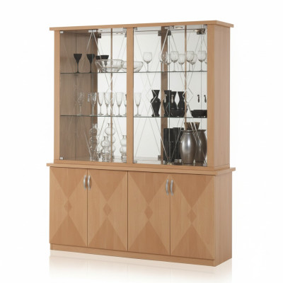 Clásico armario vitrina de muebles italianos armarios muebles vitrinas haya nuevo
