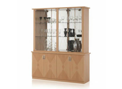 Clásico armario vitrina de muebles italianos armarios muebles vitrinas haya nuevo