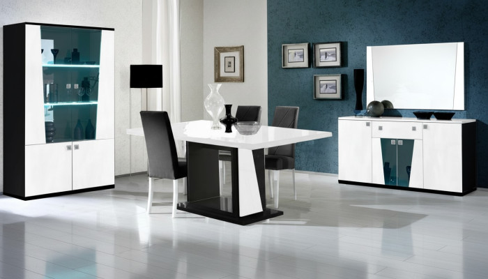 Muebles de lujo Silla Sillas Grupo de Conjunto Comedor Mesa de comedor de 8 piezas. Set Mesa Nuevo