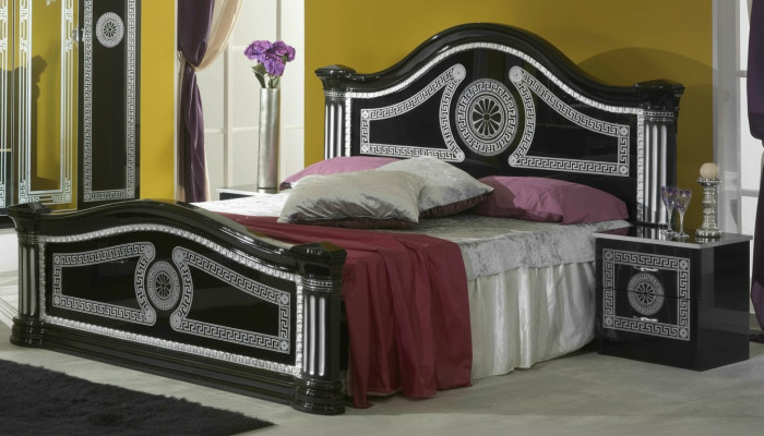 Cama tapizada Cama doble clásica 180x200cm Madera Camas de hotel Dormitorio Nuevo