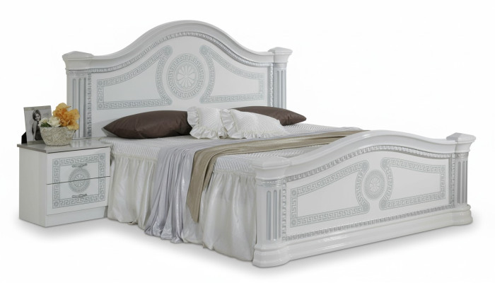 Cama de diseñador Dormitorio cama clásica Madera Hotel de lujo Asiento acolchado Nuevo