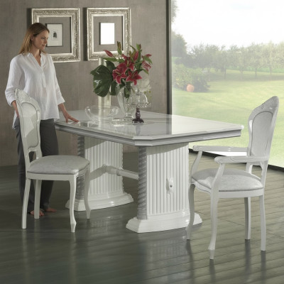 Mesa de comedor mesa comedor sala de estar madera diseño mesas muebles italianos nuevo