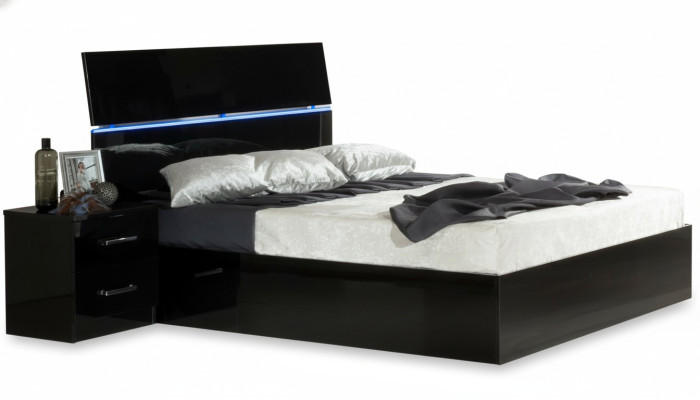 Diseño de consola de mesita de noche, mesas brillantes, consolas de madera auxiliares de dormitorio.