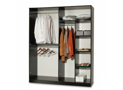 Armario de ropa de diseñador armarios de ropa de alto brillo muebles vivir madera de alto brillo